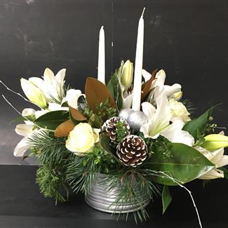 Christmas Silver and White